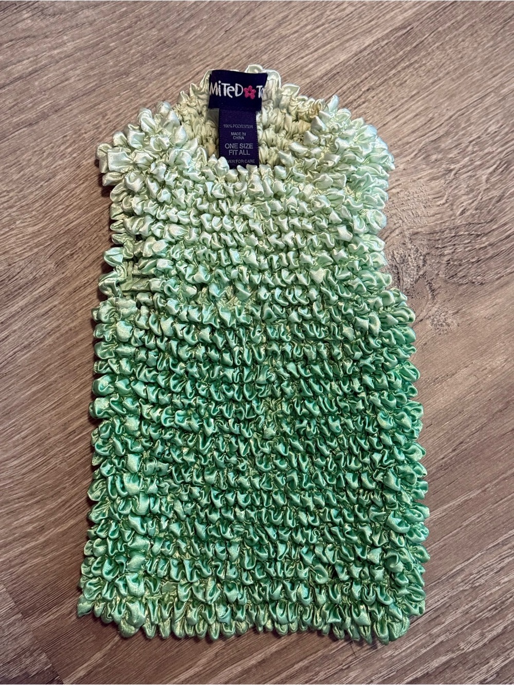 Limited Too Girls Green Ombre Stretch Shirt Top